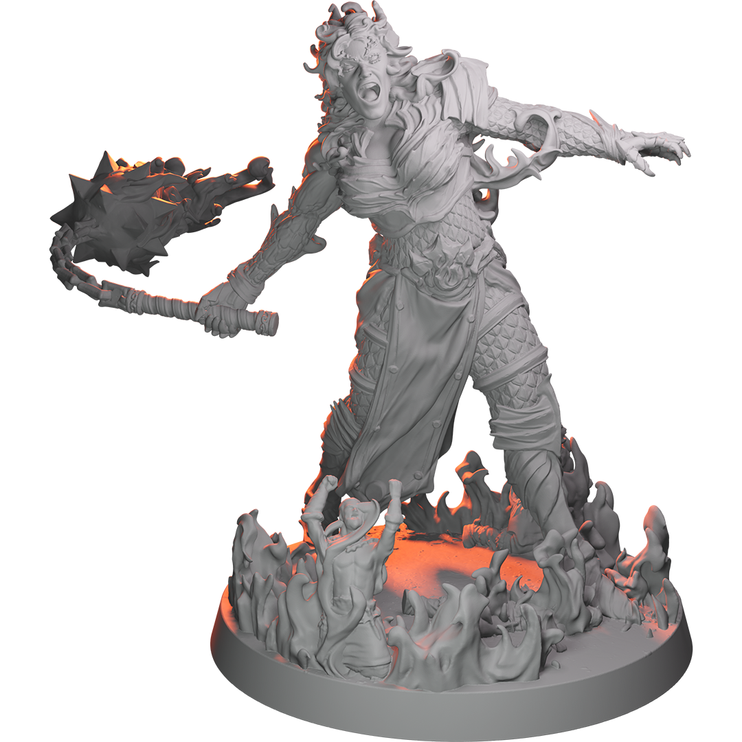 Mini Monster Mayhem – Female Fire Giant – Pose 2