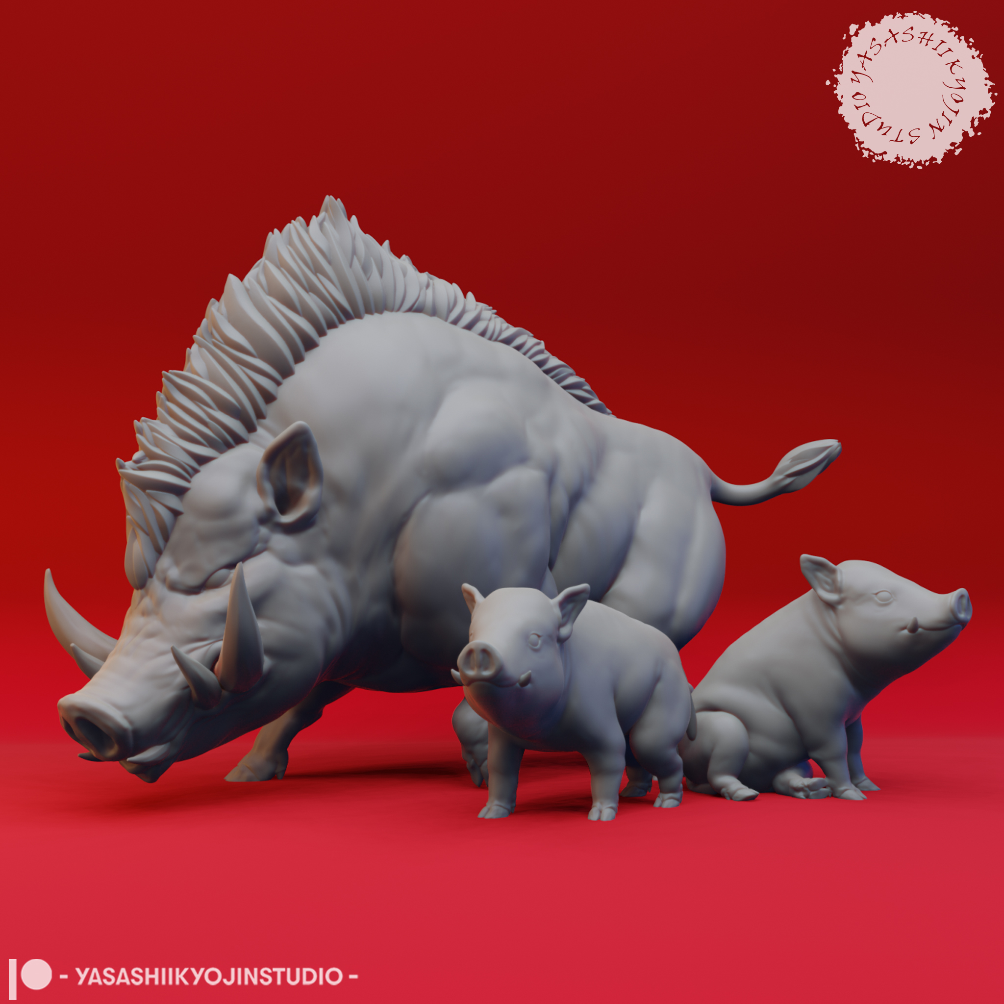 Yasashii Kyojin Studio – Giant Boar