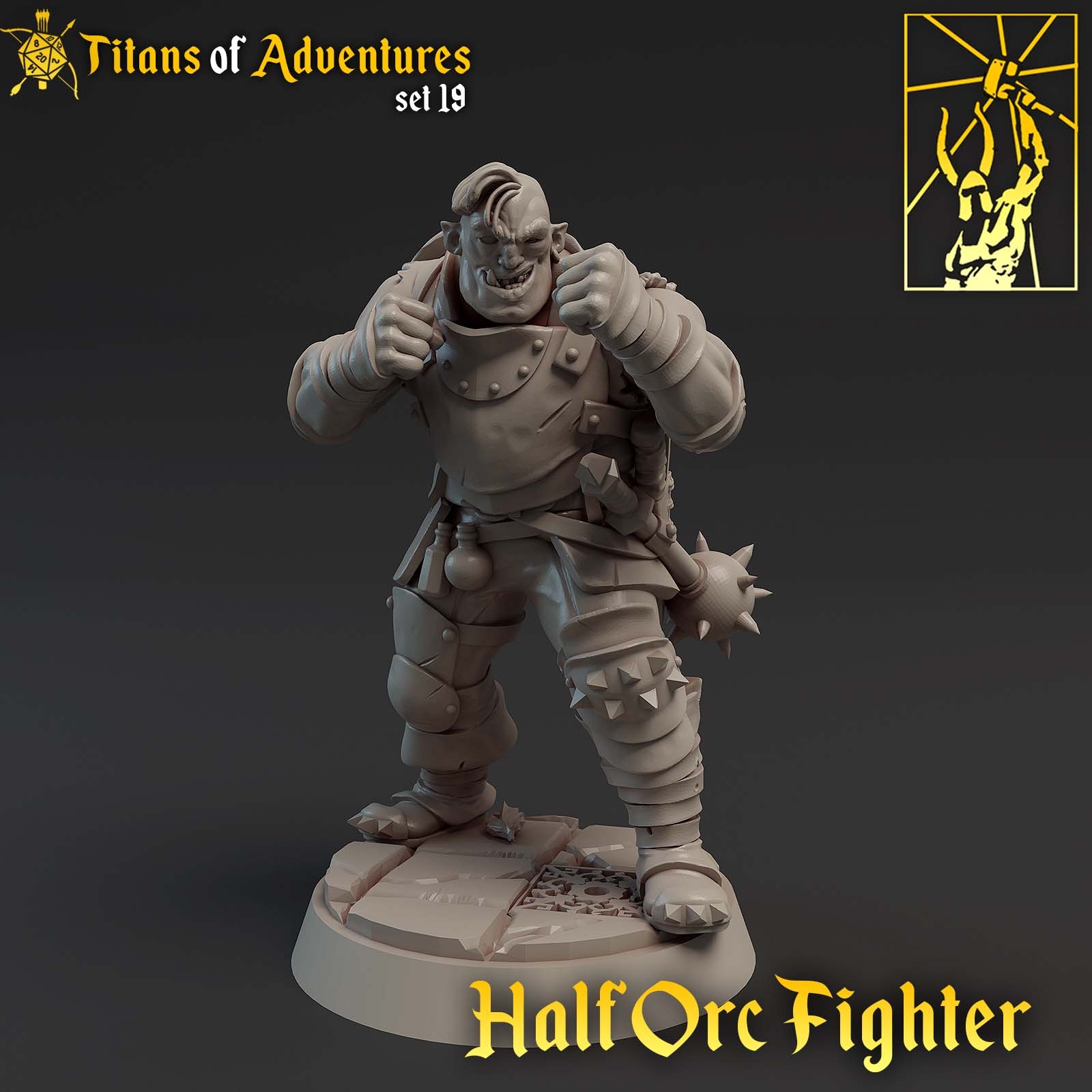 Titan-Forge – Half Orc Fighter – Titans of Adventure