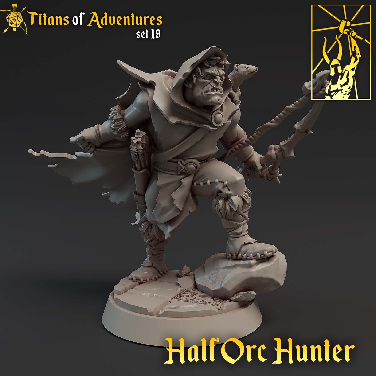 Titan-Forge – Half Orc Hunter – Titans of Adventure