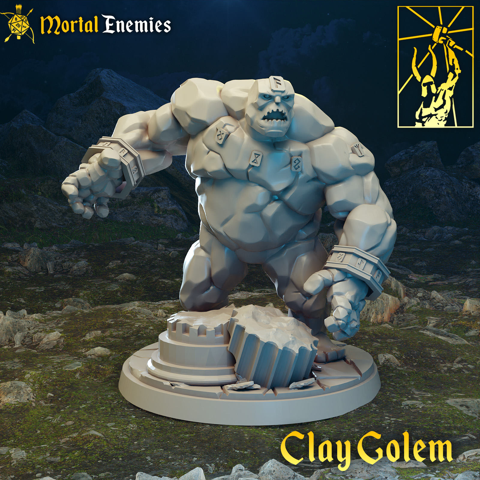 Titan-Forge – Mortal Enemies Set 1 – Clay Golem & Savage Goblins