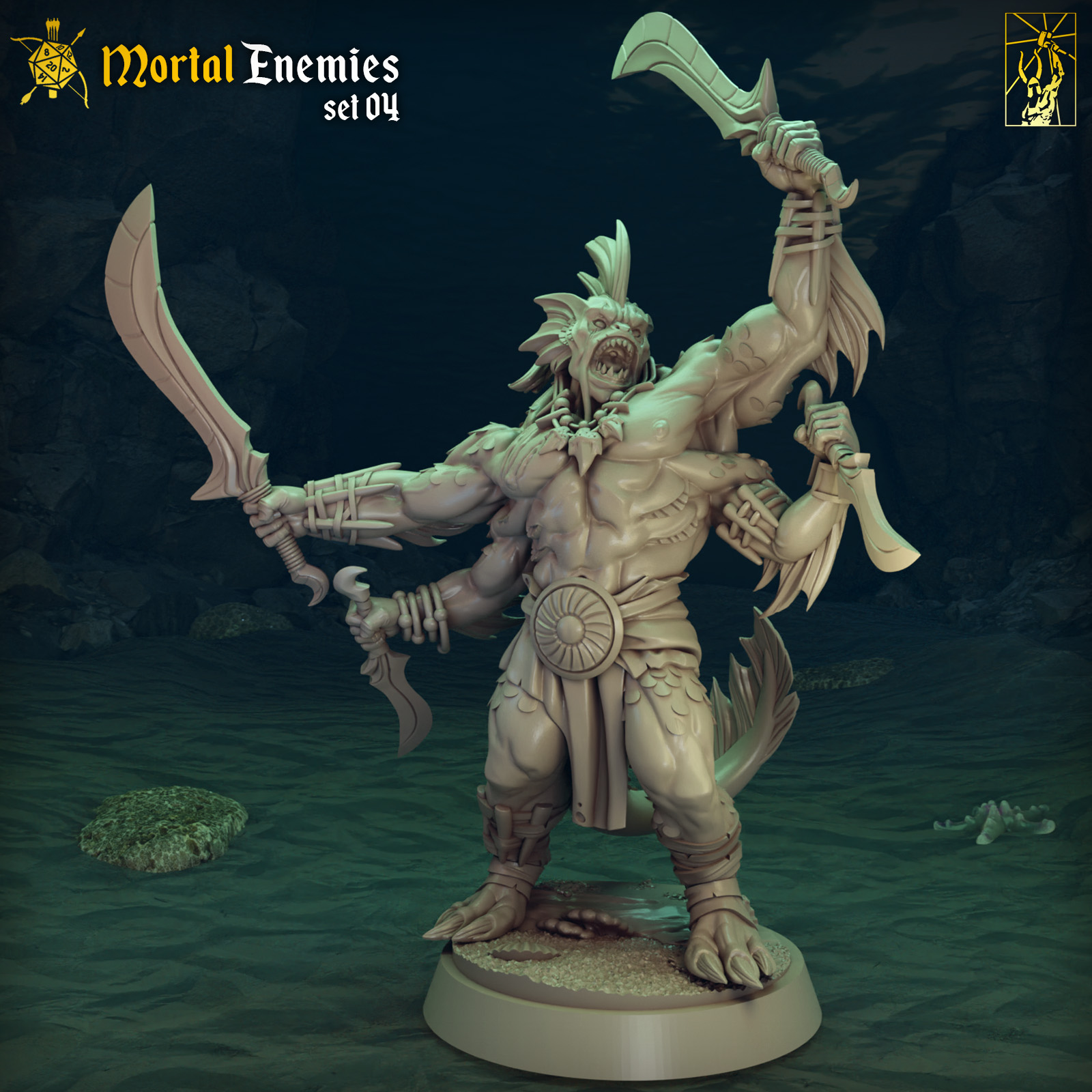 Titan-Forge – Mortal Enemies Set 4 – Fishfolk