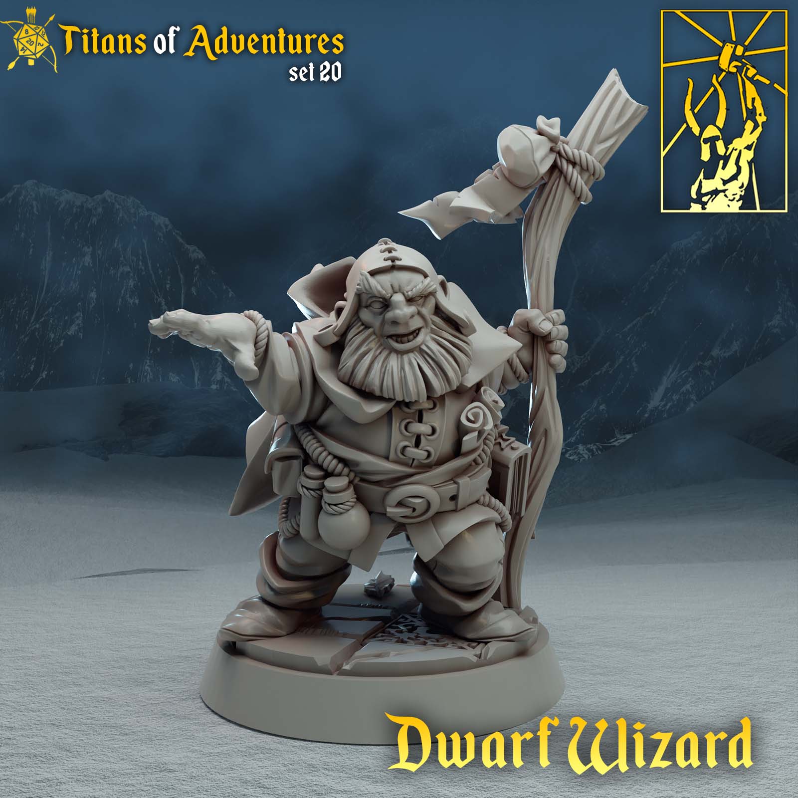 Titan-Forge – Dwarf Wizard – Titans of Adventure