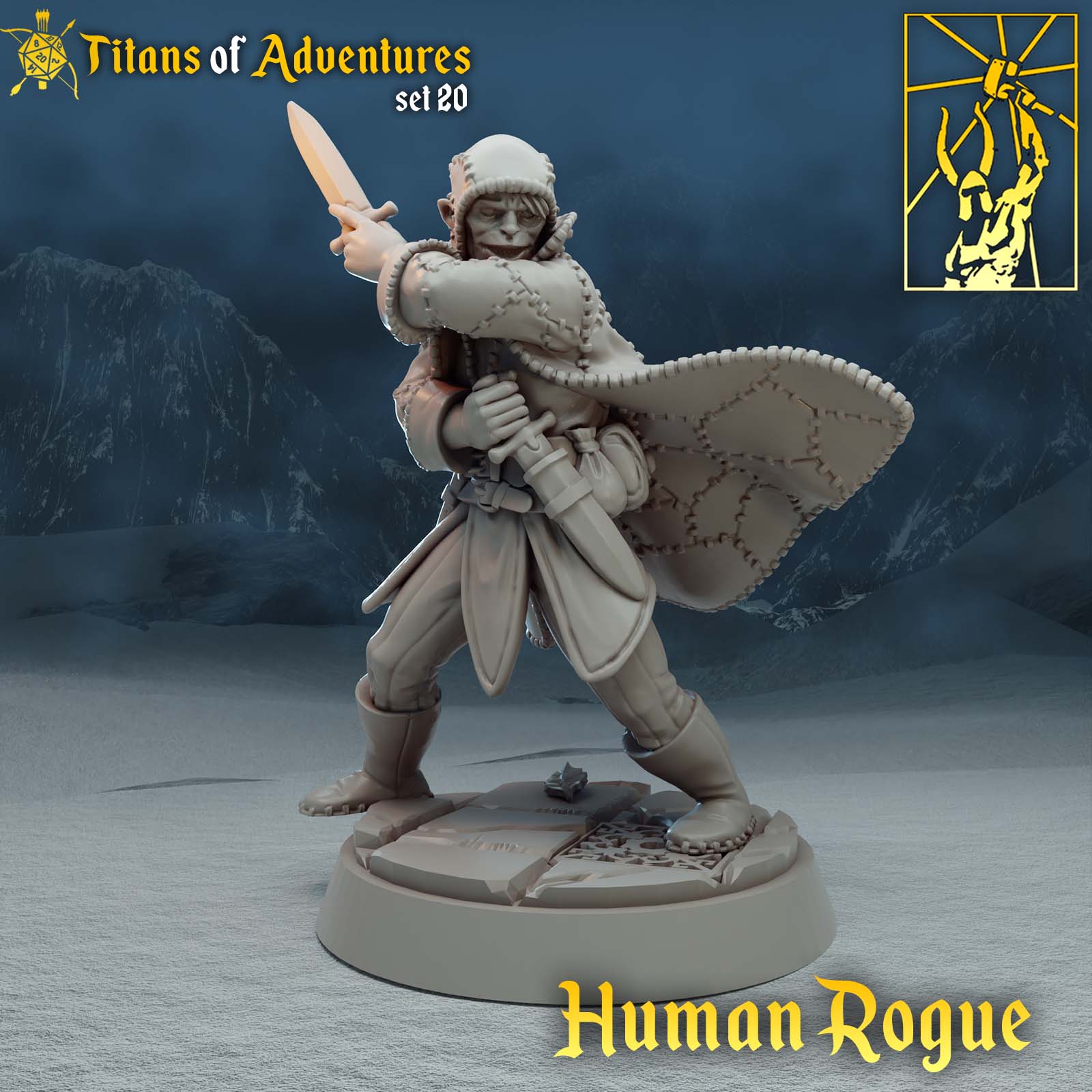 Titan-Forge – Human Rogue – Titans of Adventure