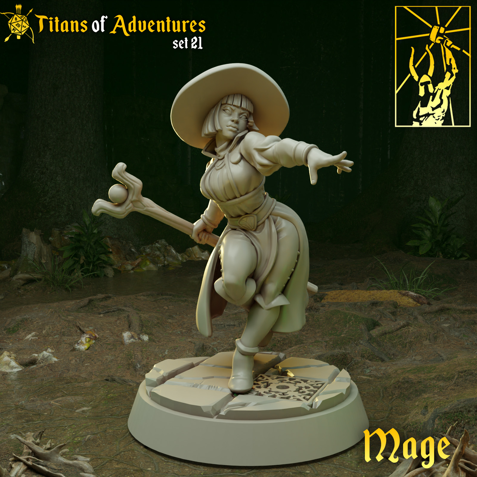 Titan-Forge – Human Female Mage – Titans of Adventure