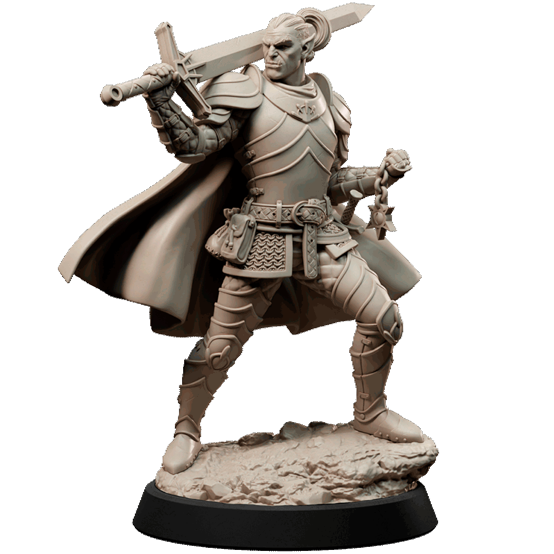 Loot Studios – Hendrik Greenhilt – Half Orc Paladin