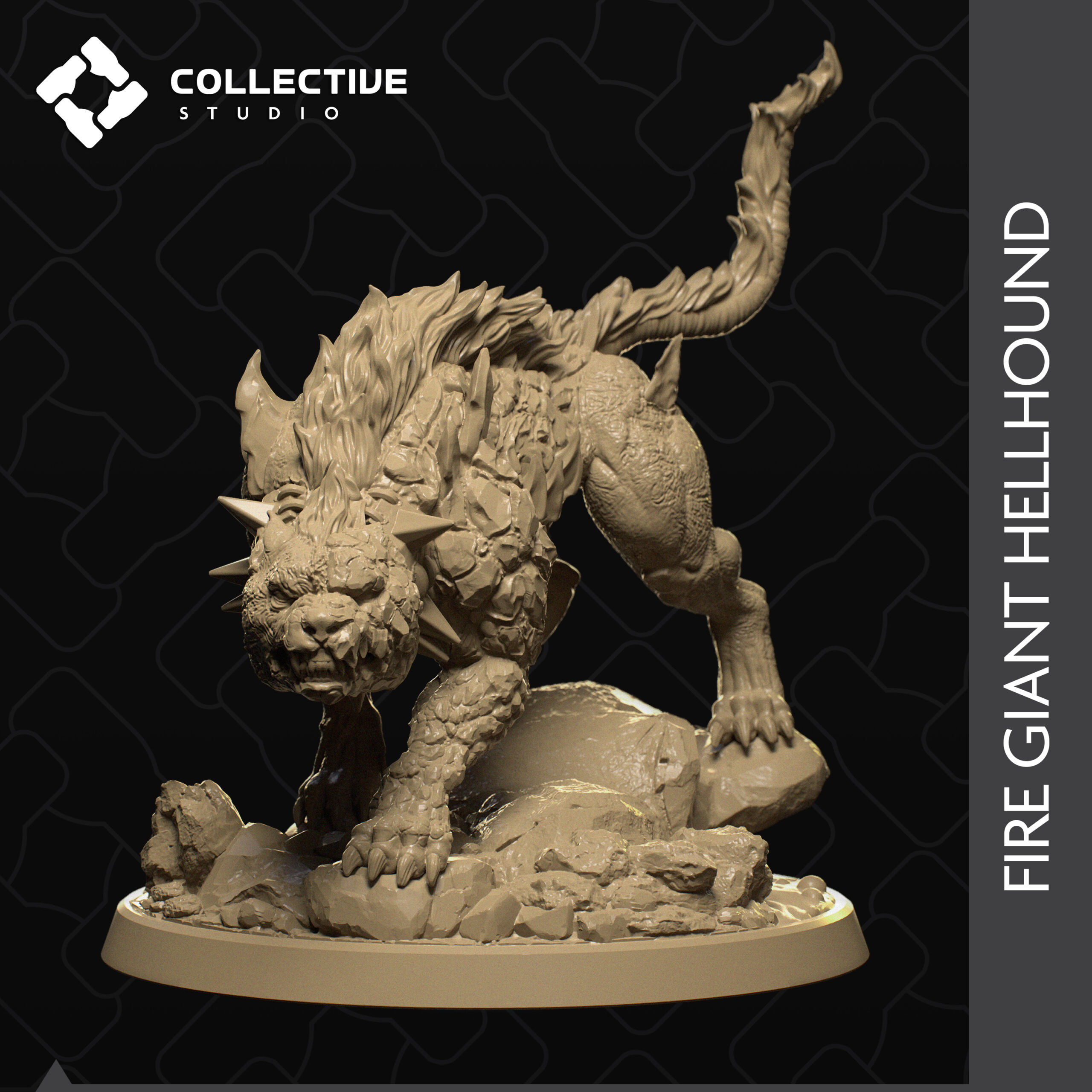 Collective Studio – Fire Giant Hell Hound