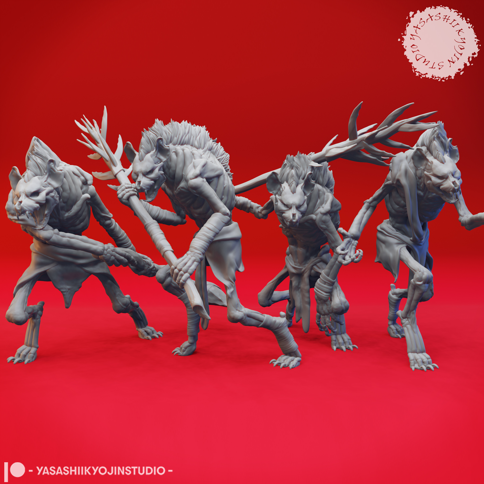 Yasashii Kyojin Studio – Witherling (Undead Gnoll)