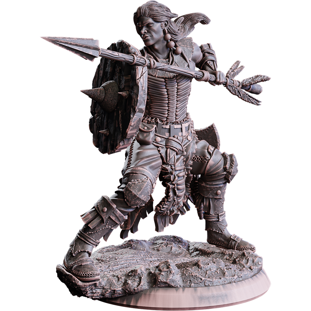 Flesh of Gods – Male Tribal Warrior 02