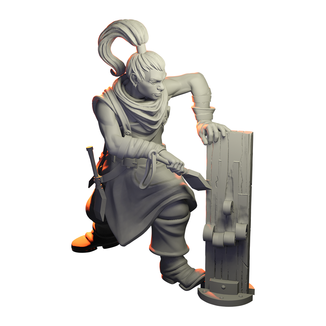 STL Miniatures – Human Carpenter