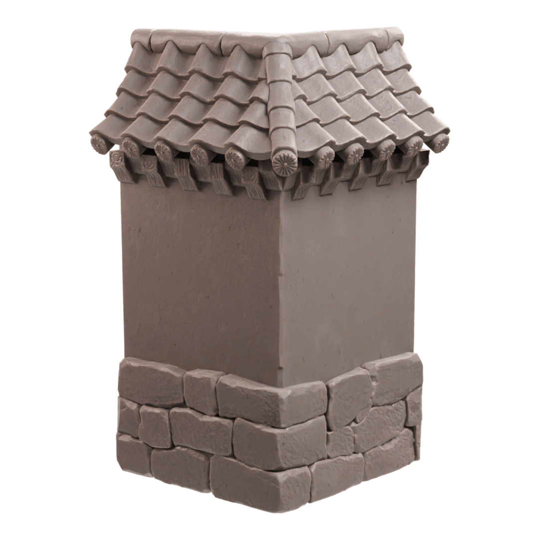 Loot Studios – Village Wall Corner